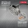 DELTA Universal Showering Components 5-Setting Showerhead — Stainless
