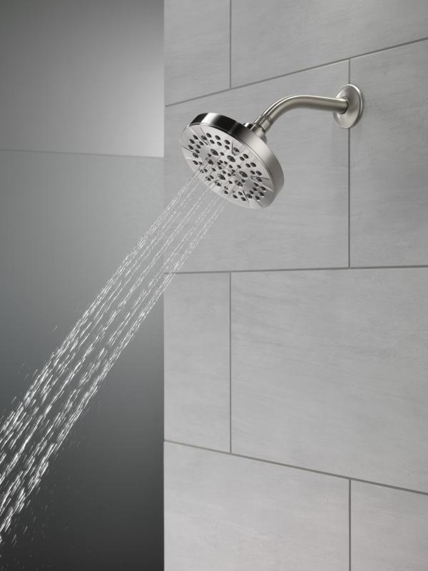 DELTA Universal Showering Components 5-Setting Showerhead — Stainless