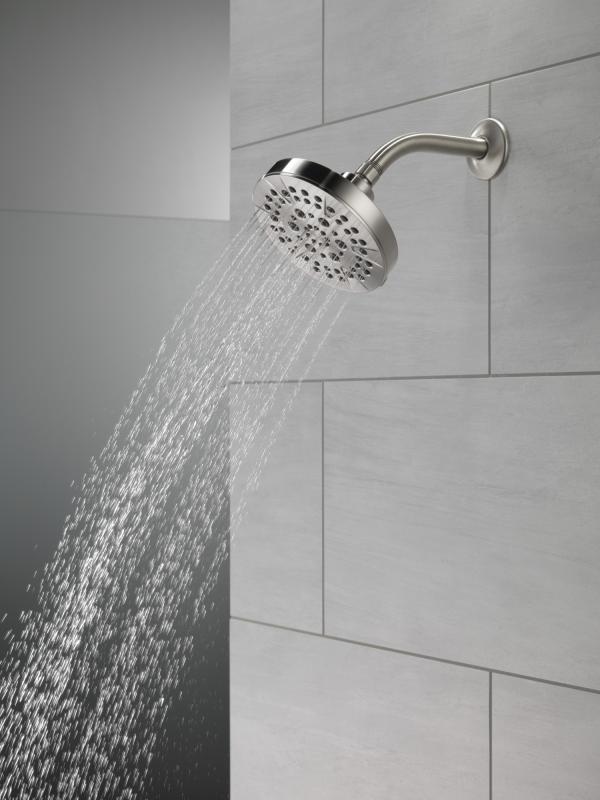 DELTA Universal Showering Components 5-Setting Showerhead — Stainless