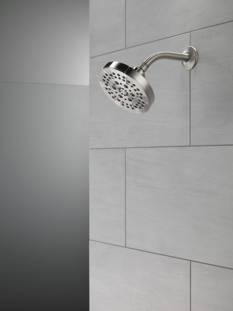 DELTA Universal Showering Components 5-Setting Showerhead — Stainless