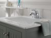 DELTA Classic Single Handle Centerset Bathroom Faucet with City Shanks — Chrome