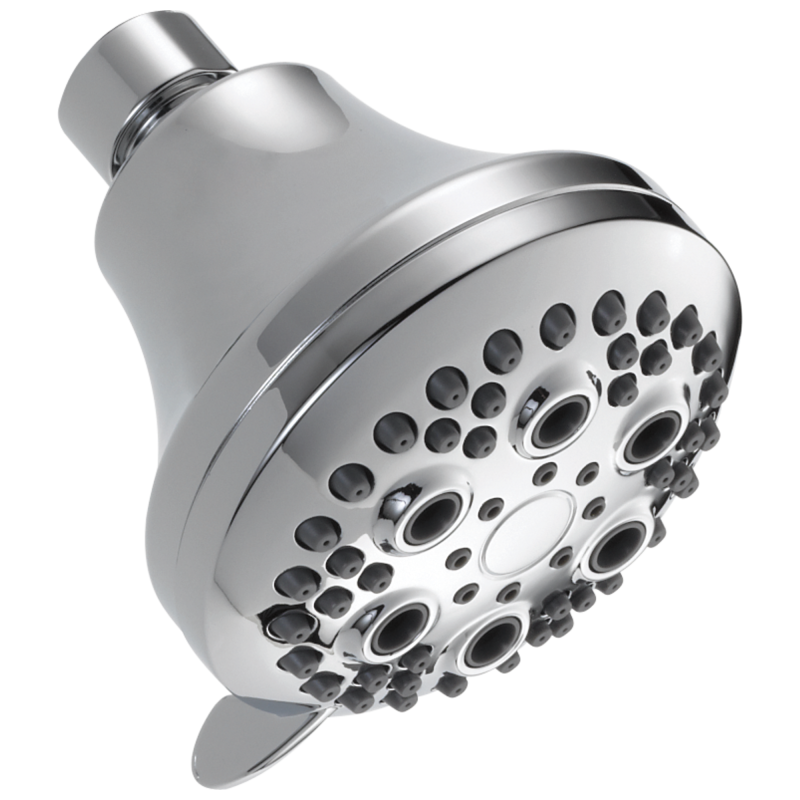 DELTA Universal Showering Components Premium Touch-Clean 5-Setting Shower Head — Chrome