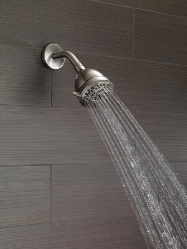 DELTA Universal Showering Components Premium 5-Setting Shower Head — Stainless