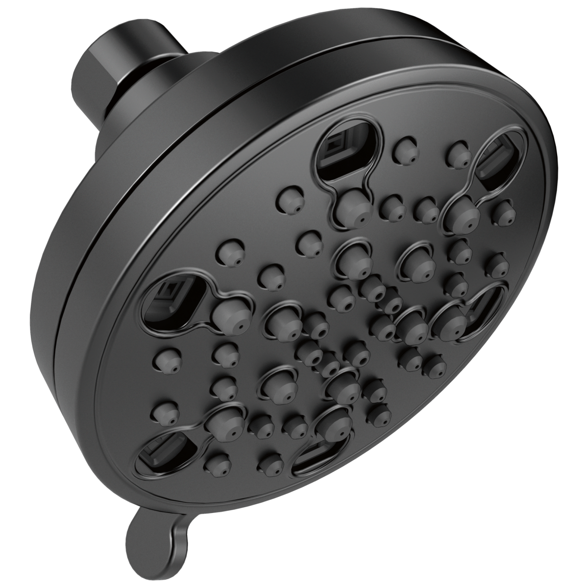 DELTA Universal Showering Components H2OKINETIC 5-Setting Contemporary Shower Head — Matte Black