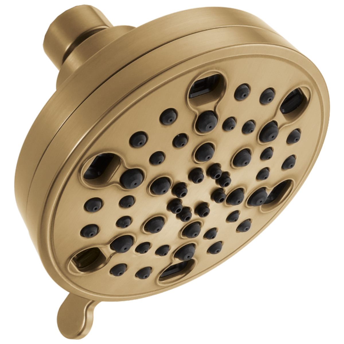 DELTA Universal Showering Components H2OKINETIC 5-Setting Contemporary Shower Head — Champagne Bronze