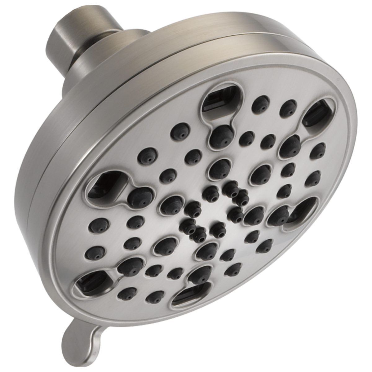 DELTA Universal Showering Components H2OKINETIC 5-Setting Contemporary Shower Head — Stainless
