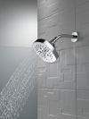 DELTA Universal Showering Components H2OKINETIC 5-Setting  Shower Head — Lumicoat® Chrome