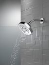 DELTA Universal Showering Components H2OKINETIC 5-Setting  Shower Head — Lumicoat® Chrome