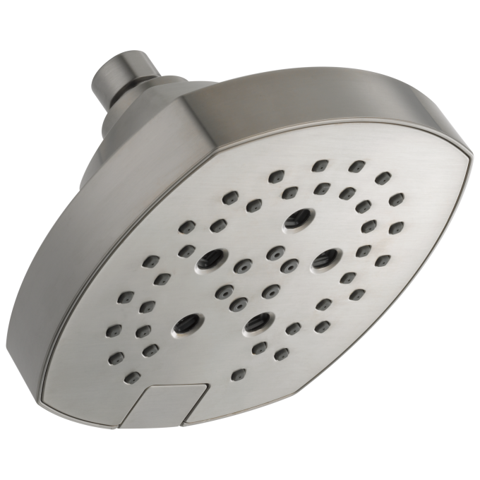 DELTA Universal Showering Components H2OKINETIC 5-Setting  Shower Head — Stainless