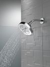 DELTA Universal Showering Components H2OKINETIC 5-Setting  Shower Head — Chrome