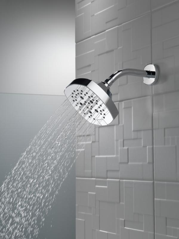 DELTA Universal Showering Components H2OKINETIC 5-Setting  Shower Head — Chrome