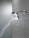 DELTA Universal Showering Components H2OKINETIC 5-Setting  Shower Head — Chrome