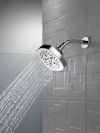 DELTA Universal Showering Components H2OKINETIC 5-Setting  Shower Head — Chrome
