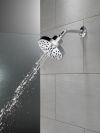 DELTA Universal Showering Components H2OKINETIC 5-Setting Contemporary Raincan Shower Head — Lumicoat® Chrome