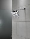 DELTA Universal Showering Components H2OKINETIC 5-Setting Contemporary Raincan Shower Head — Lumicoat® Chrome