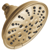 DELTA Universal Showering Components H2OKINETIC 5-Setting Traditional Raincan Shower Head — Lumicoat® Champagne Bronze