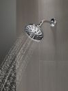 DELTA Universal Showering Components H2OKINETIC 5-Setting Traditional Raincan Shower Head — Lumicoat® Chrome