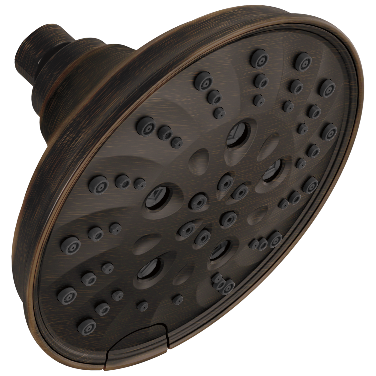 DELTA Universal Showering Components H2OKINETIC 5-Setting Traditional Raincan Shower Head — Venetian Bronze