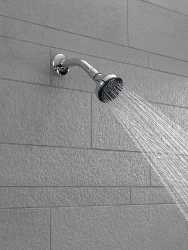 DELTA Universal Showering Components Wall Mount Shower Arm & Flange — Chrome