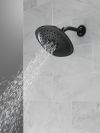 DELTA Universal Showering Components H2Okinetic(R) 3-Setting Raincan Shower Head — Matte Black