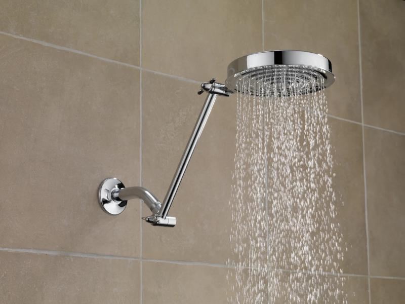 DELTA Universal Showering Components Adjustable Shower Arm — Chrome