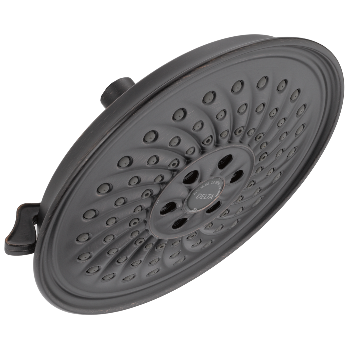 DELTA Universal Showering Components H2OKINETIC 3-Setting Raincan Shower Head — Venetian Bronze