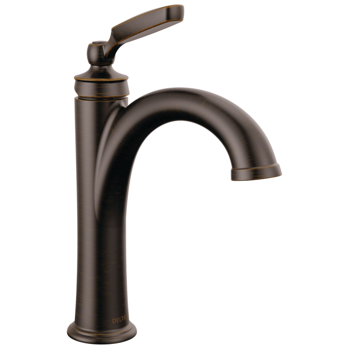 DELTA Woodhurst Single Handle Bathroom Faucet — Venetian Bronze