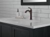 DELTA Woodhurst Single Handle Bathroom Faucet — Venetian Bronze