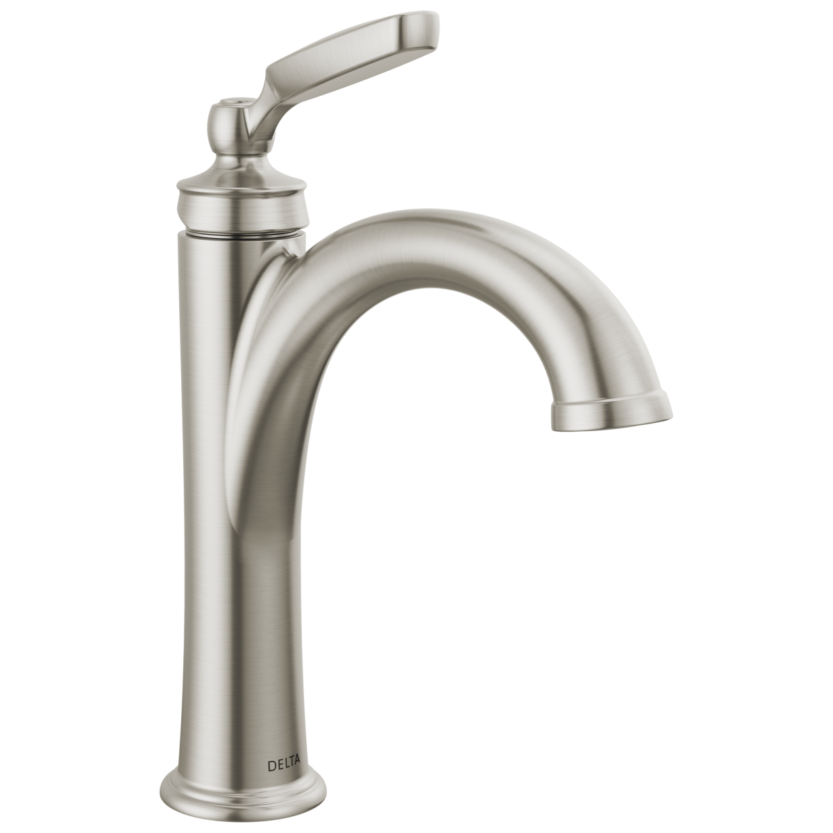 DELTA Woodhurst Single Handle Bathroom Faucet — Stainless