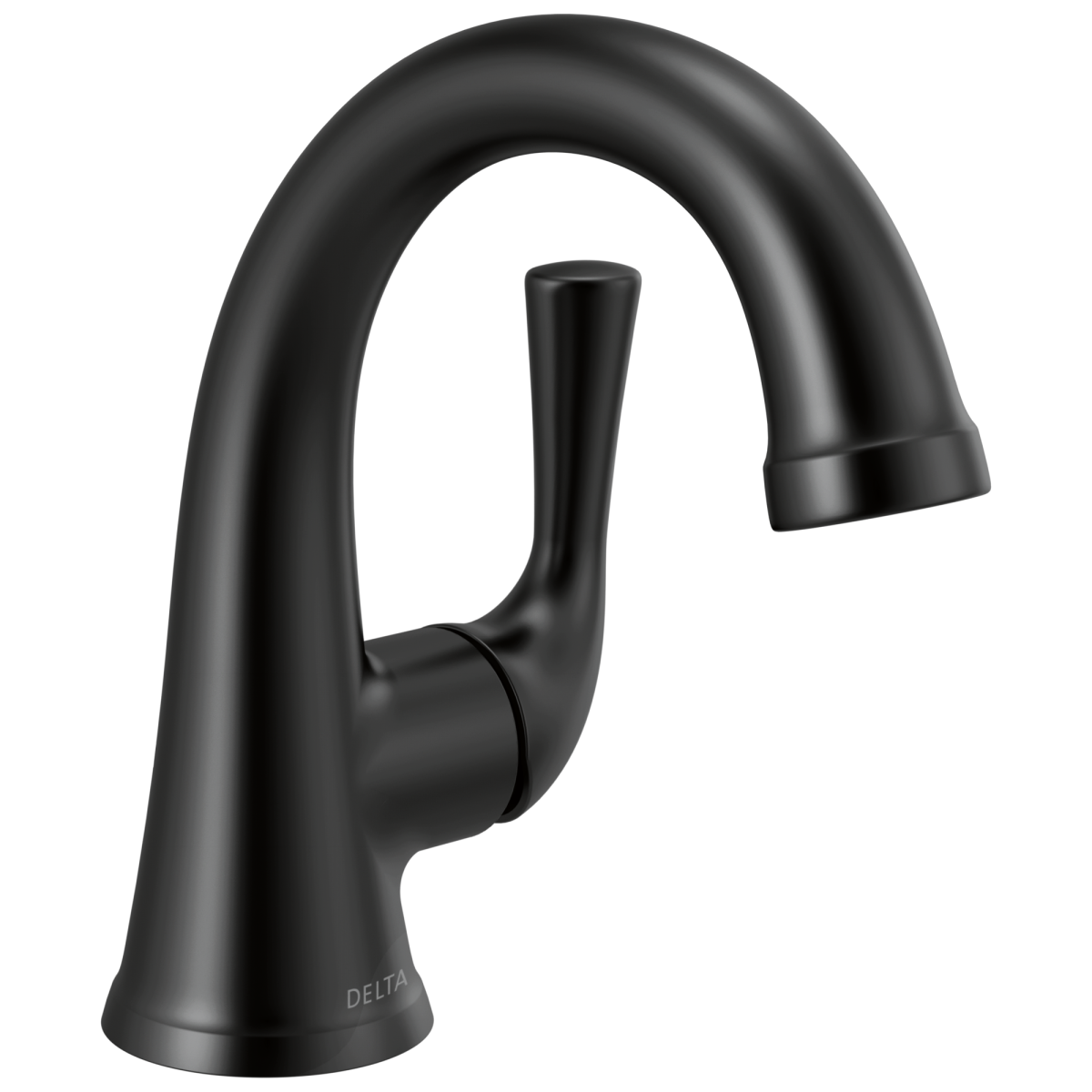 DELTA Kayra Single Handle Bathroom Faucet — Matte Black