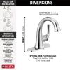 DELTA Kayra Single Handle Bathroom Faucet — Chrome