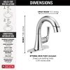 DELTA Kayra Single Handle Pull-Down Bathroom Faucet — Chrome