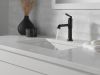 DELTA Saylor Single Handle Bathroom Faucet — Matte Black