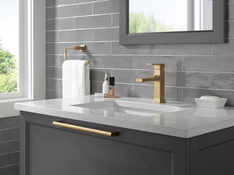 DELTA Velum Towel Ring — Champagne Bronze