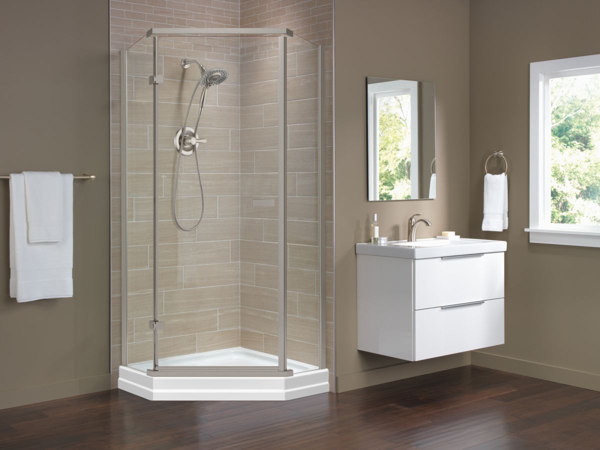 DELTA Lahara Single Handle Bathroom Faucet — Stainless