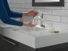 DELTA Lahara Touch2O Bathroom Faucet with Touchless Technology — Chrome