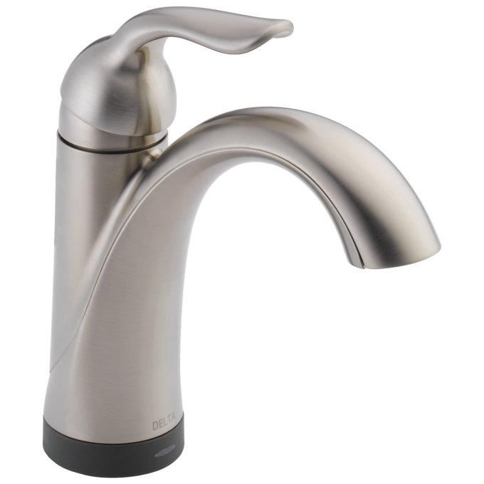 DELTA Lahara Touch2O Bathroom Faucet with Touchless Technology — Stainless