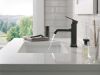 DELTA Velum Single Handle Bathroom Faucet — Matte Black