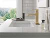 DELTA Velum Single Handle Bathroom Faucet — Champagne Bronze