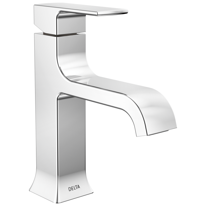 DELTA Velum Single Handle Bathroom Faucet — Chrome