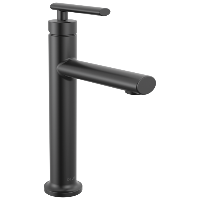 DELTA Altado Single Handle Bathroom Faucet — Matte Black