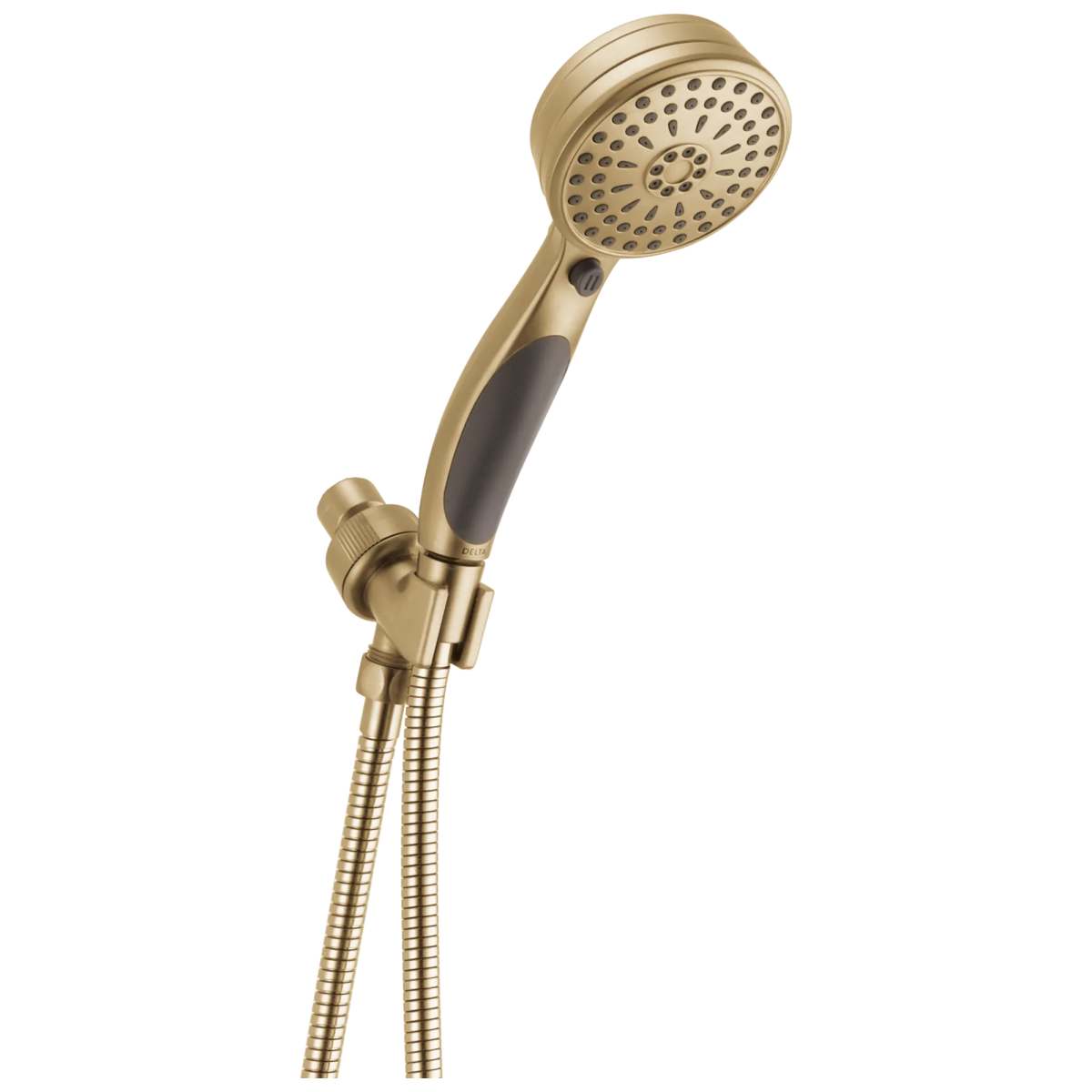 DELTA Universal Showering Components ActivTouch 9-Setting Shower Mount Hand Shower — Champagne Bronze