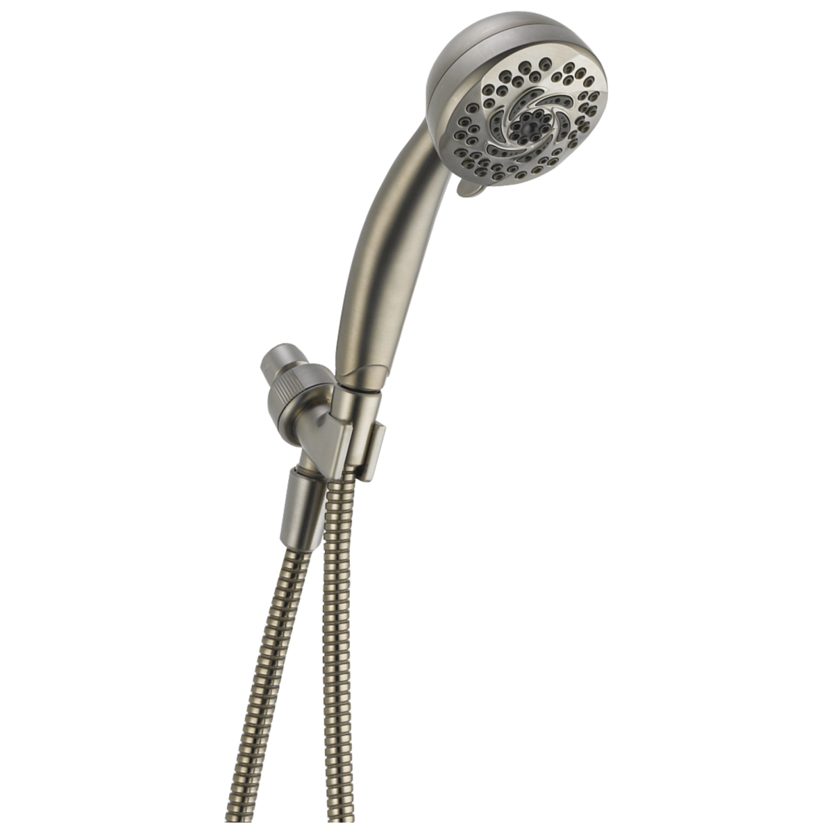 DELTA Universal Showering Components Premium 5-Setting Shower Mount Hand Shower — Stainless
