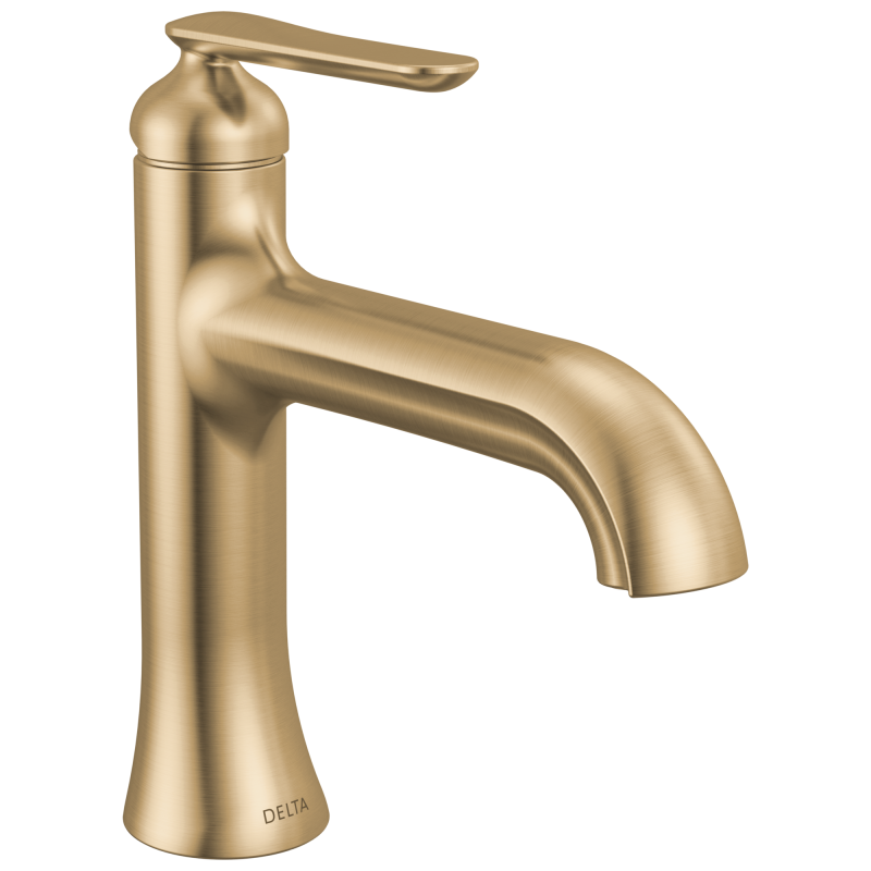 DELTA Bonacci Single Handle Bathroom Faucet — Lumicoat® Champagne Bronze