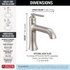 DELTA Bonacci Single Handle Bathroom Faucet — Lumicoat® Stainless