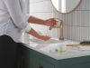 DELTA Bonacci Single Handle Bathroom Faucet with Touch20 with Touchless Technology — Lumicoat® Champagne Bronze