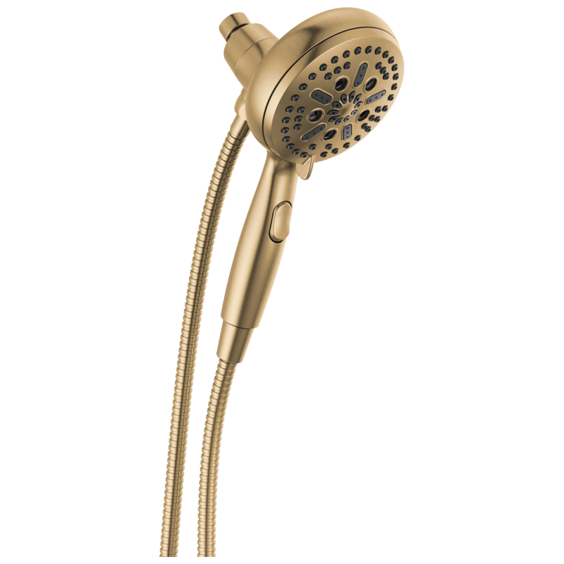 DELTA Universal Showering Components 7-Setting SureDock Magnetic Hand Shower — Champagne Bronze