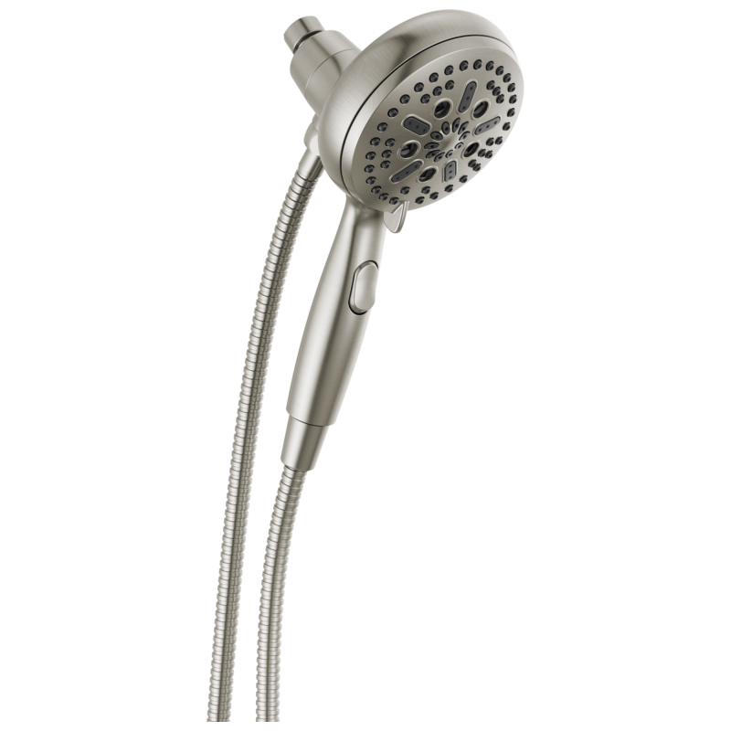 DELTA Universal Showering Components 7-Setting SureDock Magnetic Hand Shower — Stainless