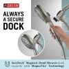 DELTA Universal Showering Components 7-Setting SureDock Magnetic Hand Shower — Stainless