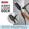 DELTA Universal Showering Components 7-Setting SureDock Magnetic Hand Shower — Matte Black